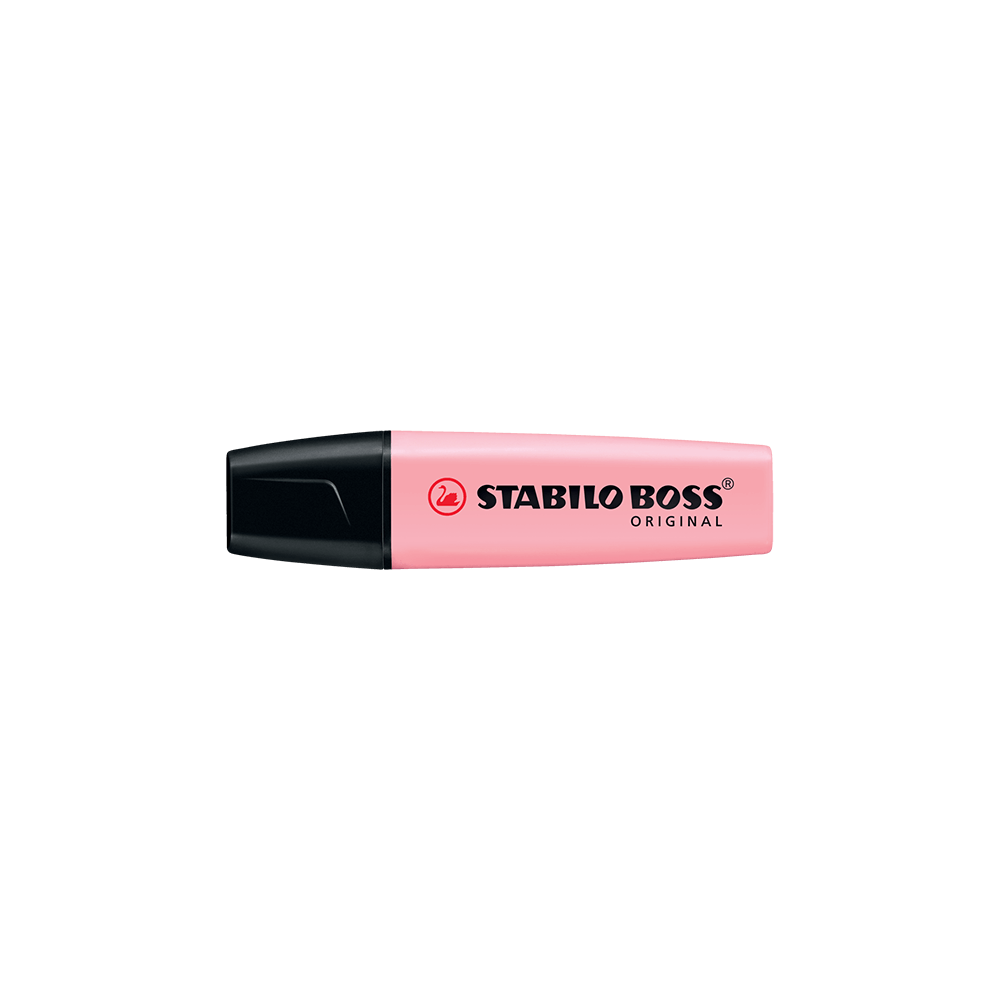 STABILO ΜΑΡΚΑΔΟΡΟΣ ΥΠΟΓΡΑΜΜΙΣΗΣ BOSS 70/129 ΠΑΣΤΕΛ ΡΟΖ 10 ΤΕΜΑΧΙΑ