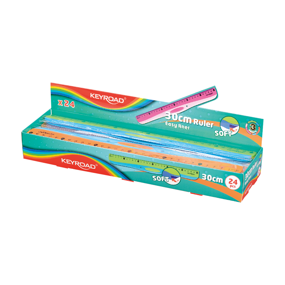 KEYROAD ΥΠΟΔΕΚΑΜΕΤΡΟ 30cm SOFT TOUCH 24 ΤΕΜΑΧΙΑ