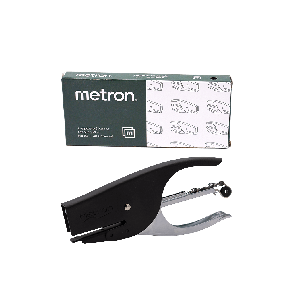METRON ΣΥΡΡΑΠΤΙΚO ΧΕΙΡΟΣ Νο64 ΤΑΝΑΛΙΑ ΜΑΥΡΟ