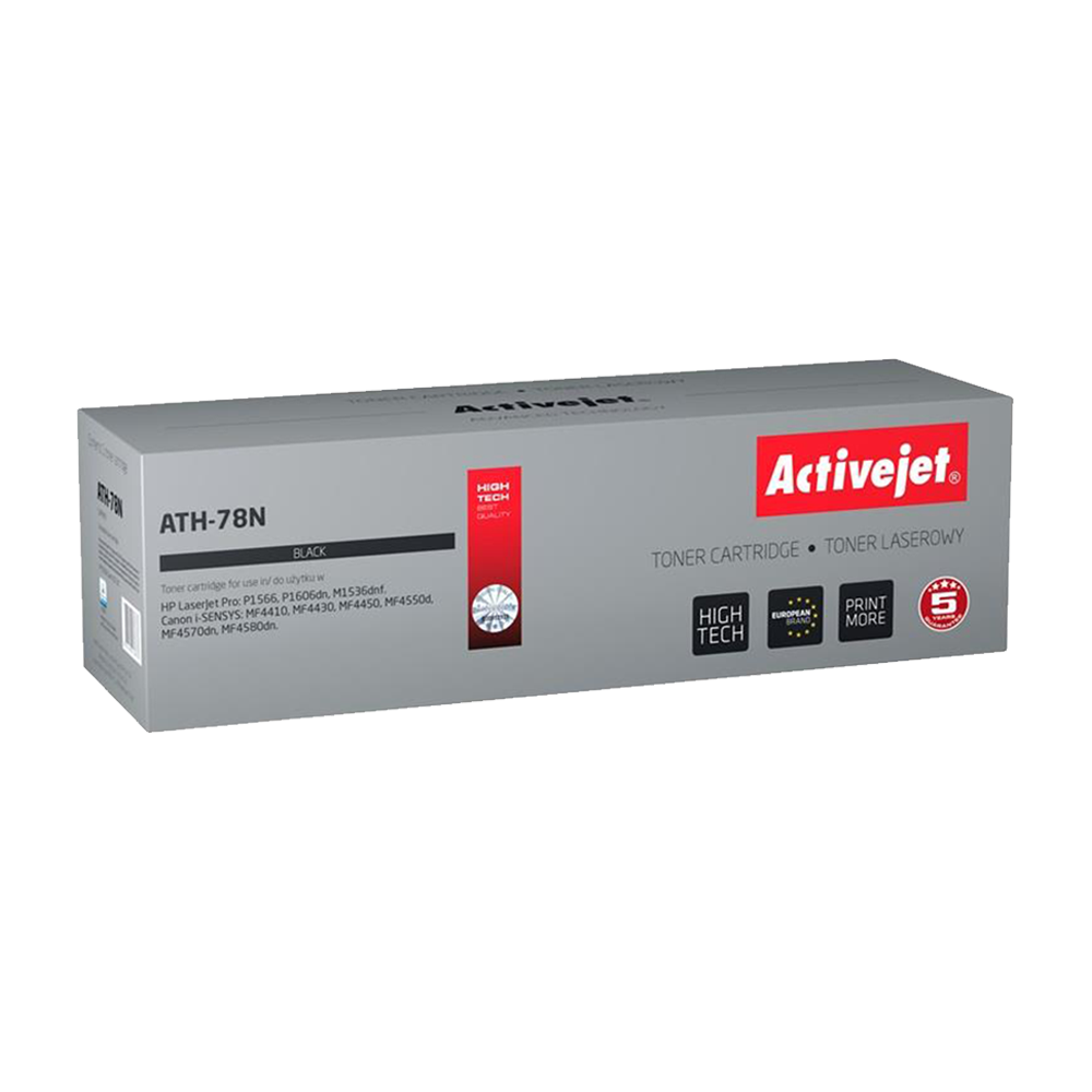 ACTIVE JET TONER ΣΥΜΒΑΤΟ ΜΕ HP ATH-78N #78A BLACK 2.500Φ. (Ν) #CE278A