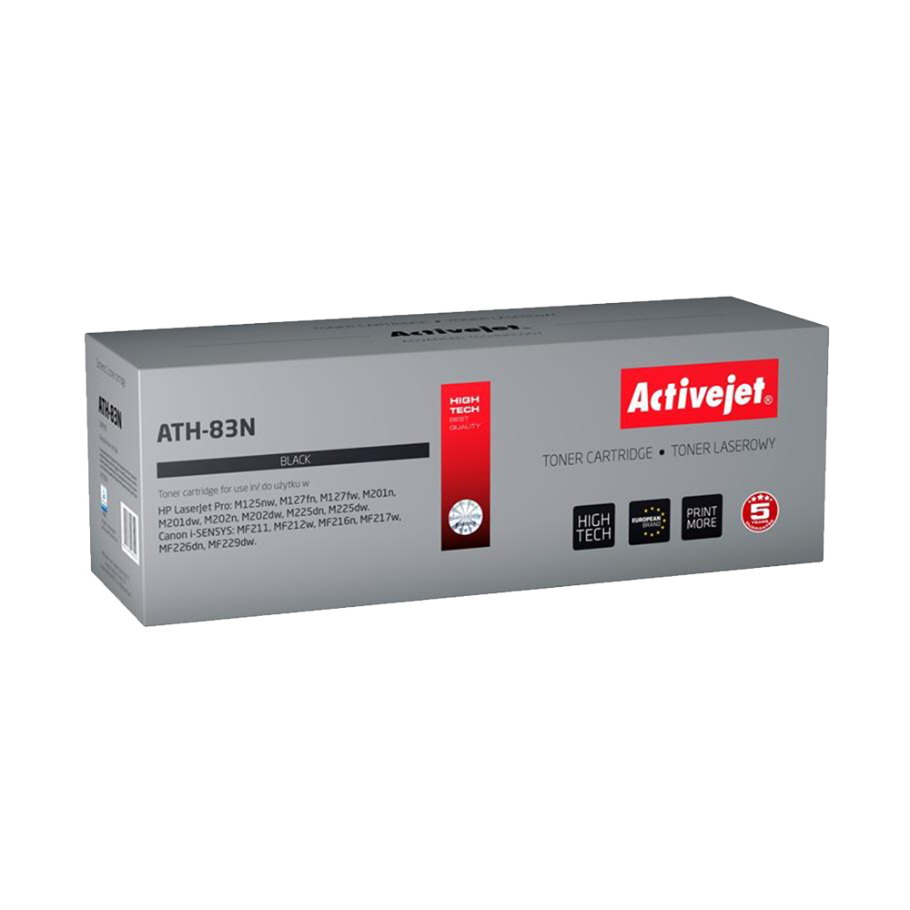 ACTIVE JET TONER ΣΥΜΒΑΤΟ ΜΕ HP ATH-83N #CF283A BLACK 1.500Φ. (N) #CF283A