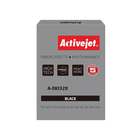 ACTIVE JET ΜΕΛΑΤΟΤΑΙΝΙΑ ΣΥΜΒΑΤΗ ΜΕ OKI A-OKI320 BLACK (Ν) #9002303