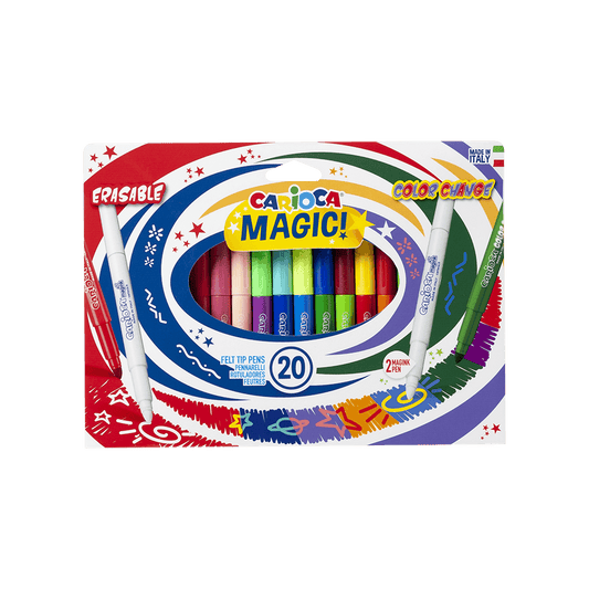 CARIOCA ΜΑΡΚΑΔΟΡΟΙ 9+9+2 ΧΡΩΜΑΤΑ JUMBO MAGIC CAMBIACOLOR 20 ΤΕΜΑΧΙΑ