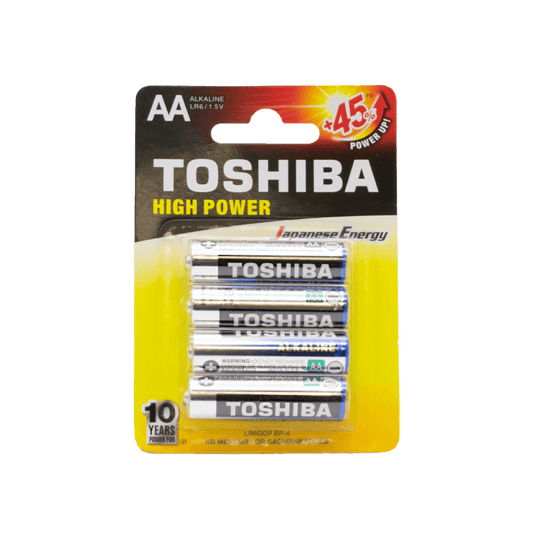 TOSHIBA ΜΠΑΤΑΡΙΕΣ LR 06 AA ΑΛΚΑΛΙΚΕΣ 4 ΤΕΜΑΧΙΑ