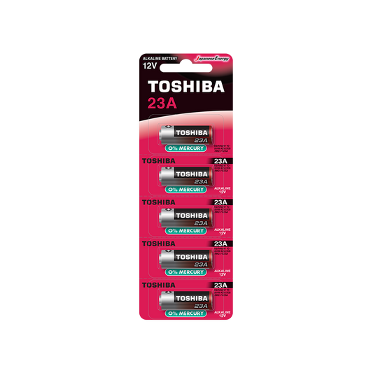 TOSHIBA ΜΠΑΤΑΡΙΑ ΣΥΝΑΓΕΡΜΟΥ 23A ALKALINE 12V BP-5C 5 ΤΕΜΑΧΙΑ