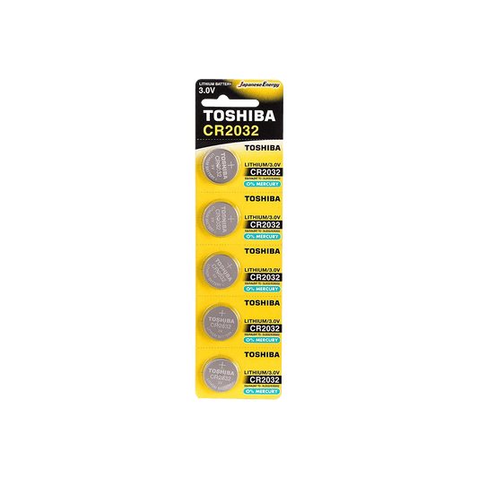 TOSHIBA ΜΠΑΤΑΡΙΕΣ COINS CR-2032 ΛΙΘΙΟΥ 5 ΤΕΜΑΧΙΑ