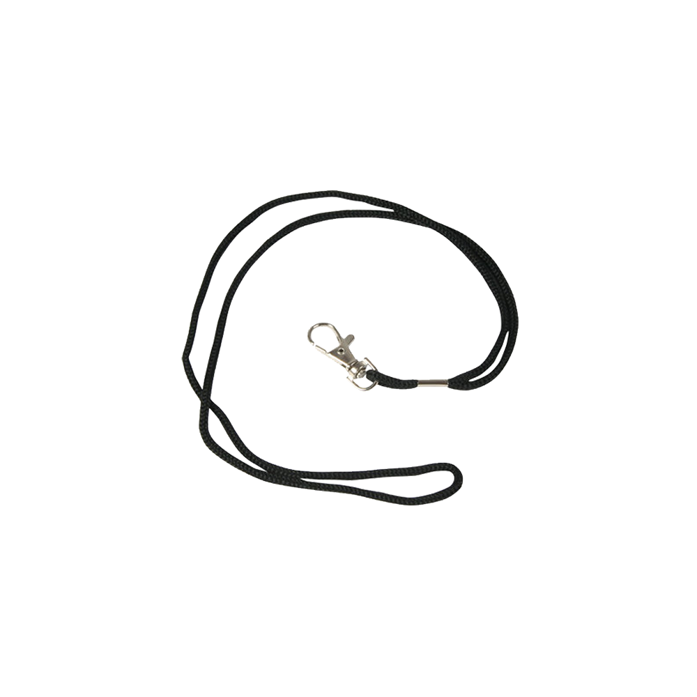 OPUS ΚΟΡΔΟΝΙ ΚΟΝΚΑΡΔΑΣ ΓΑΝΤΖΟΣ O.LANYARD 2 ΜΑΥΡΟ 50 ΤΕΜΑΧΙΑ
