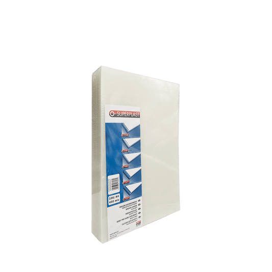 OPUS ΔΙΑΦΑΝΕΙΑ ΒΙΒΛΙΟΔΕΣΙΑΣ Α4 PVC 450micron ΛΕΥΚΗ 100 ΤΕΜΑΧΙΑ