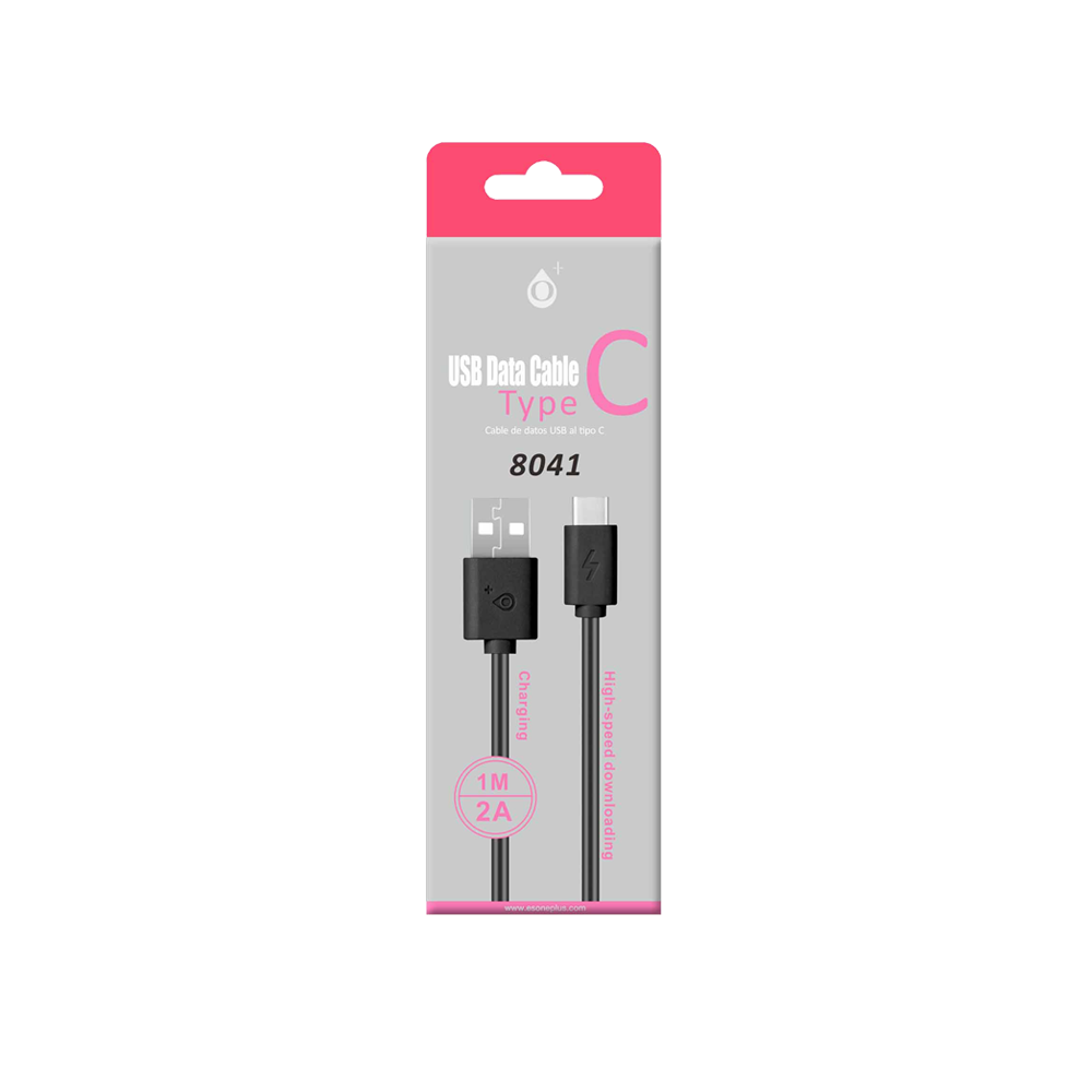 MTK ΚΑΛΩΔΙΟ TYPE C USB 2.0 ΜΑΥΡΟ