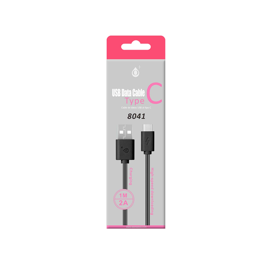 MTK ΚΑΛΩΔΙΟ TYPE C USB 2.0 ΜΑΥΡΟ