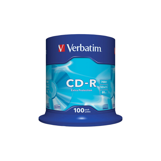 VERBATIM CD-R 700MB 52X DATALIFE CB 100 ΤΕΜΑΧΙΑ