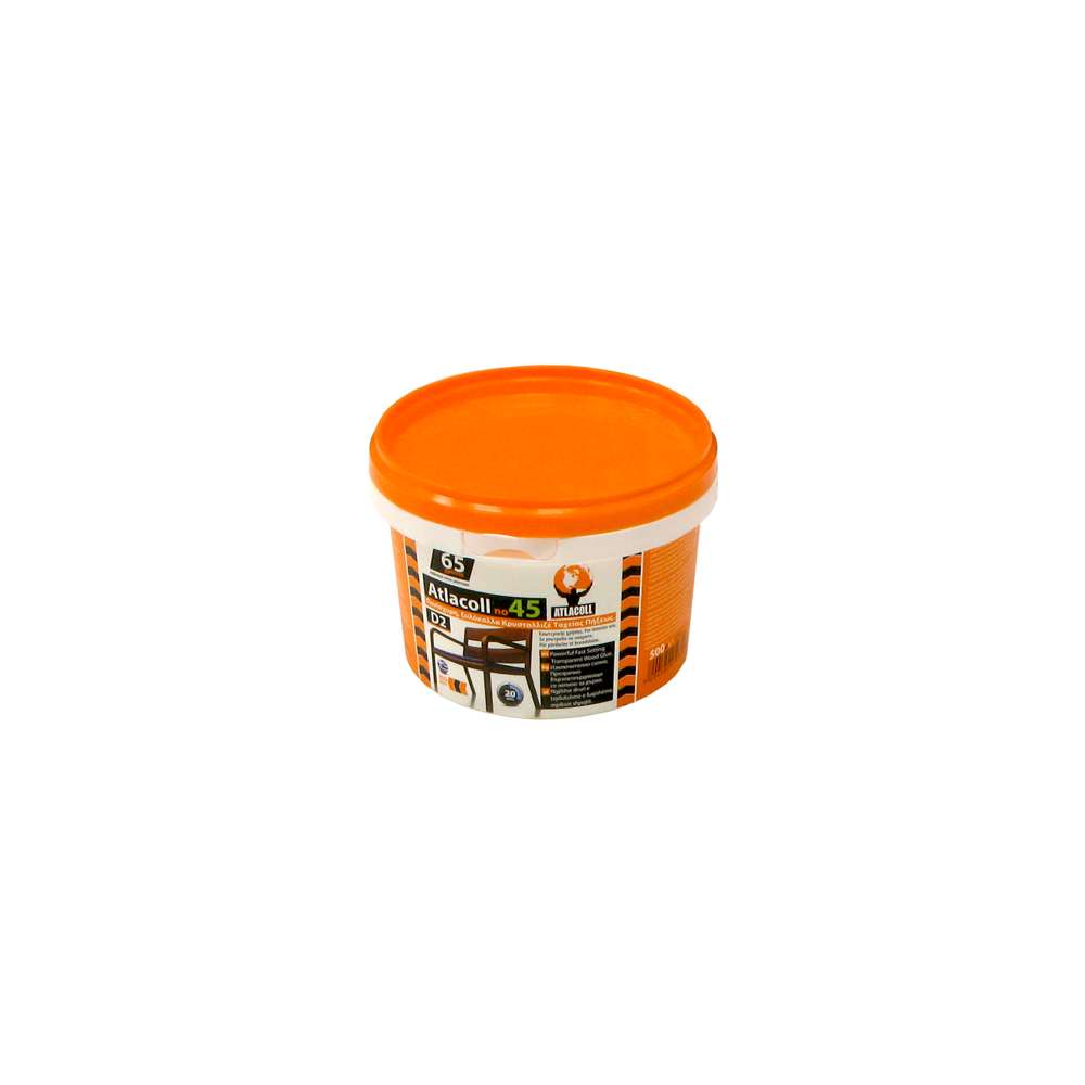 ATLACOLL ΚΟΛΛΑ ΓΕΝΙΚΗΣ ΧΡΗΣΕΩΣ ΚΡΥΣΤΑΛΙΖΕ Νο45 500gr