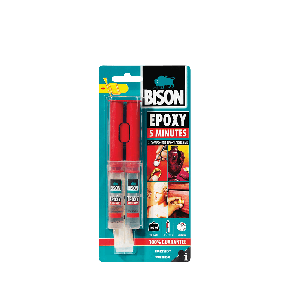 BISON ΚΟΛΛΑ ΡΕΥΣΤΗ ΕΠΟΞΙΚΗ BLISTER 5 ΛΕΠΤΩΝ 24ml