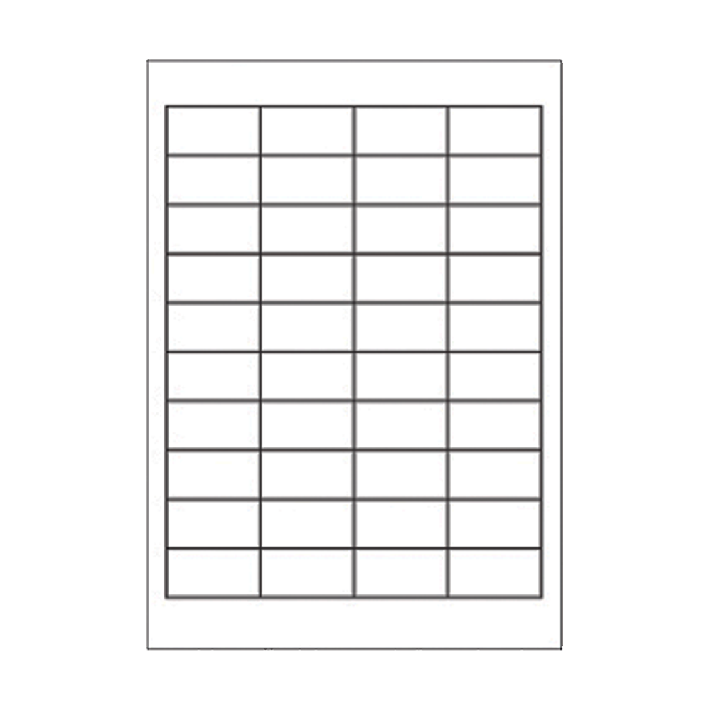 A4 4x10 48.5x25.4mm