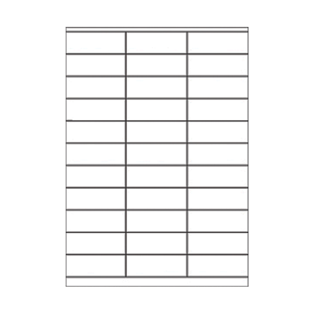 A4 3x11 70x25.4mm