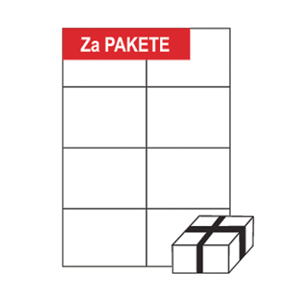 A4 2x4 105x74mm