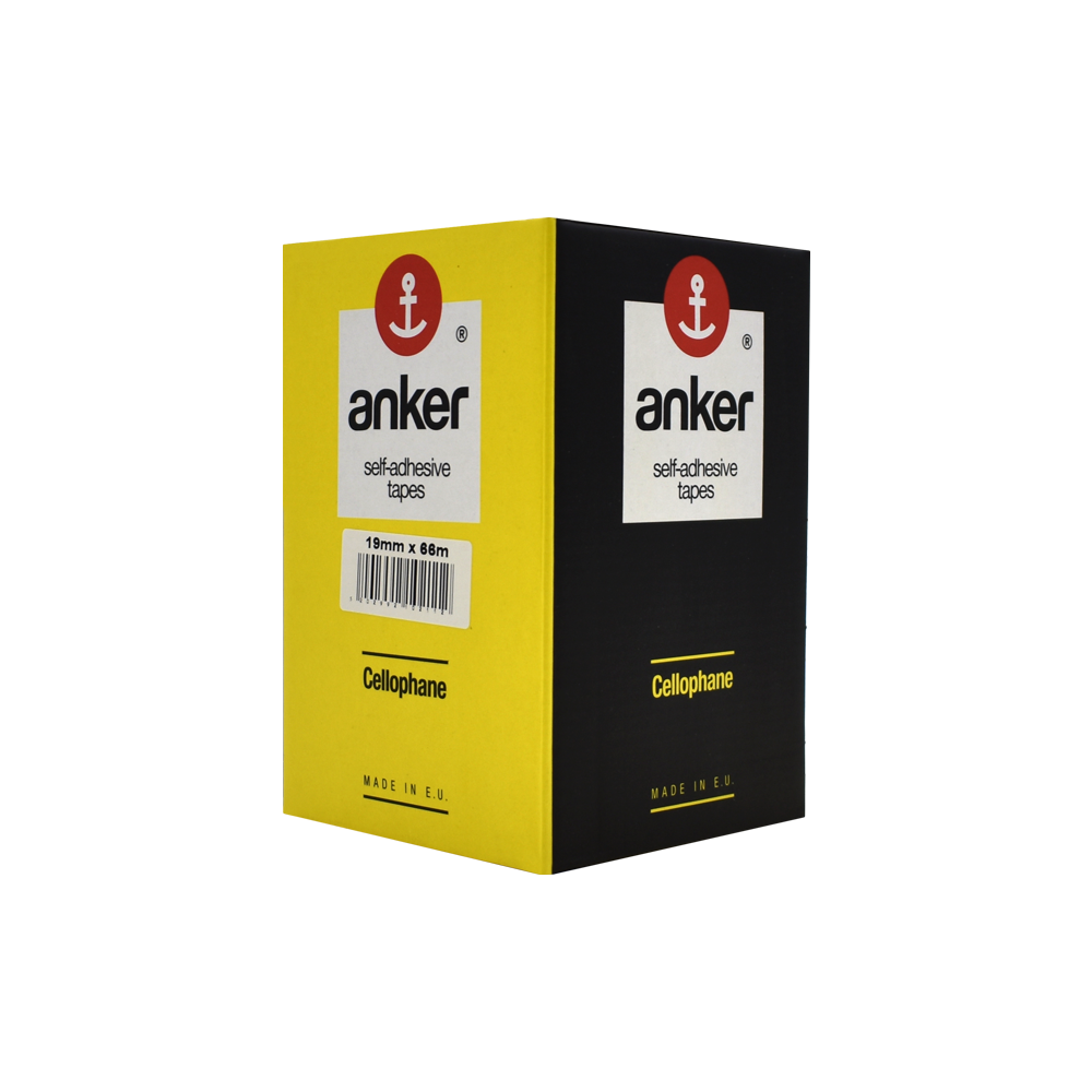 ANKER ΚΟΛΛΗΤΙΚΗ ΤΑΙΝΙΑ 19mmx66m ΔΙΑΦΑΝΗ 8 ΤΕΜΑΧΙΑ