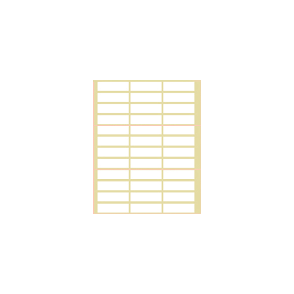 ΕΤΙΚΕΤΕΣ ΑΥΤΟΚΟΛΛΗΤΕΣ 32x10mm 36/ΦΥΛΛΟ Ν23 ΛΕΥΚΕΣ 40 ΦΥΛΛΑ