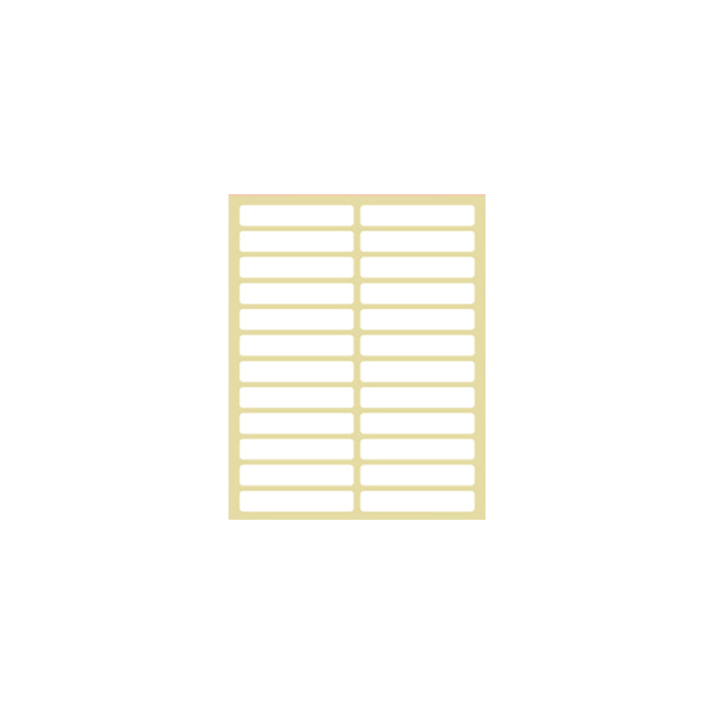 ΕΤΙΚΕΤΕΣ ΑΥΤΟΚΟΛΛΗΤΕΣ 49x10mm 24/ΦΥΛΛΟ Ν39 ΛΕΥΚΕΣ 40 ΦΥΛΛΑ