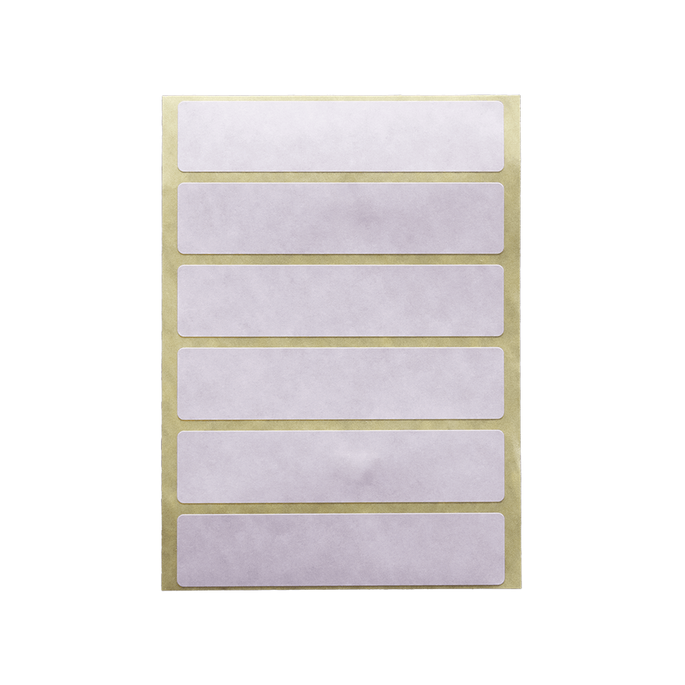 ΕΤΙΚΕΤΕΣ ΑΥΤΟΚΟΛΛΗΤΕΣ 100x22mm 6/ΦΥΛΛΟ Ν6 ΛΕΥΚΕΣ 40 ΦΥΛΛΑ