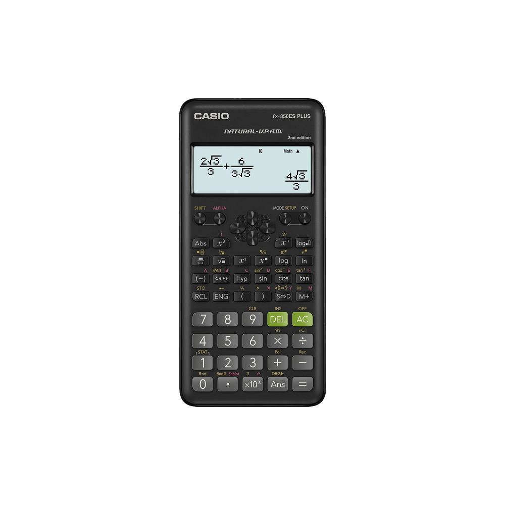 CASIO ΑΡΙΘΜΟΜΗΧΑΝΗ ΕΠΙΣΤΗΜΟΝΙΚΗ 252 ΛΕΙΤΟΥΡΓΙΕΣ 16.2x7.7x1.1cm FX-350ESPLUS2