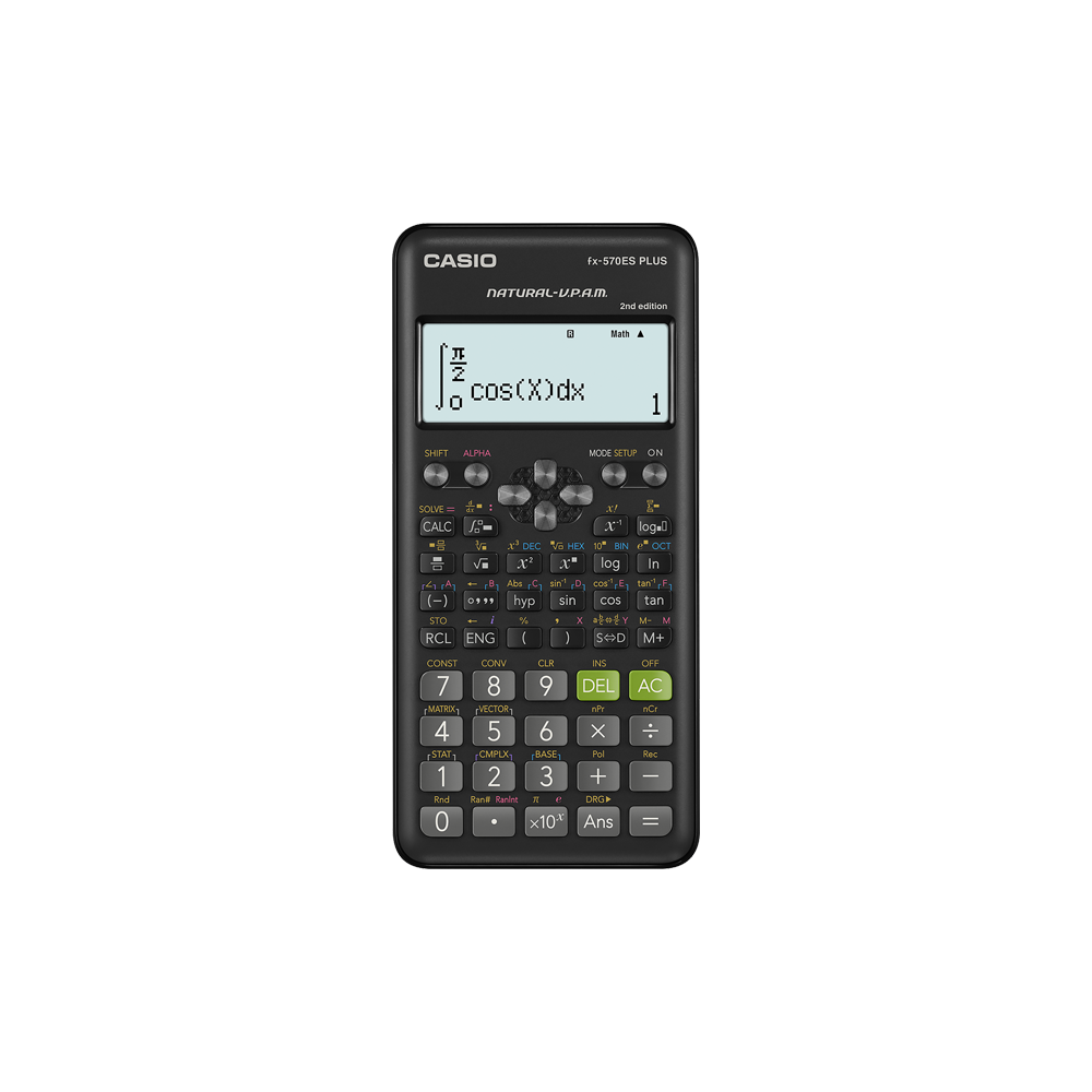 CASIO ΑΡΙΘΜΟΜΗΧΑΝΗ ΕΠΙΣΤΗΜΟΝΙΚΗ 417 ΛΕΙΤΟΥΡΓΙΕΣ 15.9x8x1.2cm FX-570ESPLUS2