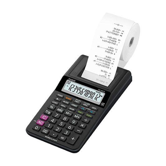 CASIO ΑΡΙΘΜΟΜΗΧΑΝΗ ΤΑΙΝΙΑΣ 12 ΨΗΦΙΩΝ 23.9x10.2cm HR-8RCE