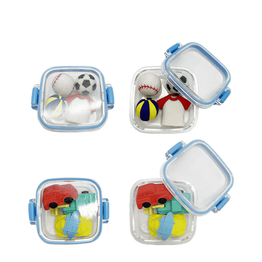 METRON KIDS ΓΟΜΑ ΚΟΥΤΙ ΠΛΑΣΤΙΚΗ 3-4 ΤΕΜΑΧΙΑ ΜΠΛΕ ΑΣΣΟΡΤΙ 24 ΤΕΜΑΧΙΑ