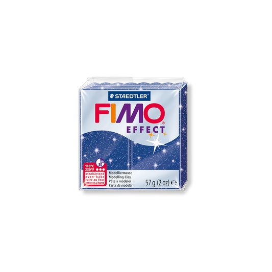 STAEDTLER 6 x 57gr FIMO EFFECT GLITTER BLUE