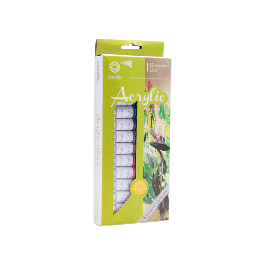 METRON ART ΧΡΩΜΑΤΑ ΑΚΡΥΛΙΚΑ 12x12ml