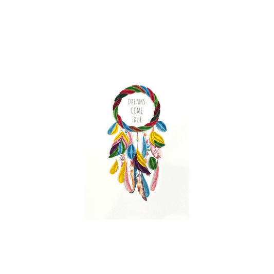 ORIGAMO ΚΑΡΤΑ ΕΥΧΕΤΗΡΙΑ QUILLING ΟΝΕΙΡΟΠΑΓΙΔΑ 18.5x14cm FILIGRANA