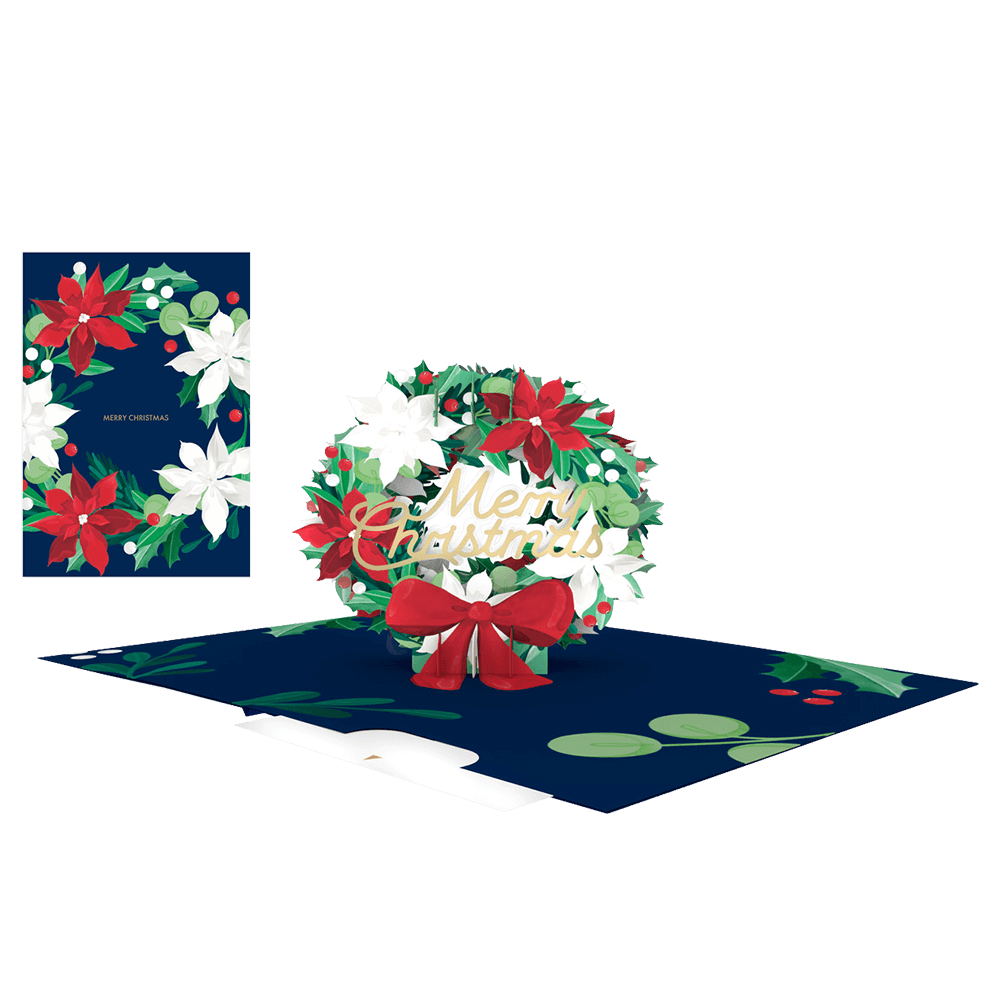 ORIGAMO ΚΑΡΤΑ ΕΥΧΕΤΗΡΙΑ ΑΝΑΔΥΟΜΕΝΗ ΓΙΡΛΑΝΤΑ 18.5x14cm KIRIGAMI