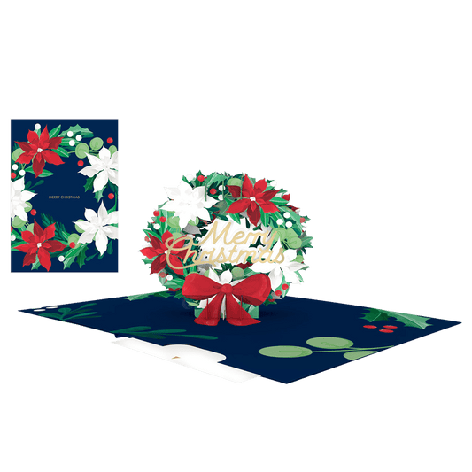 ORIGAMO ΚΑΡΤΑ ΕΥΧΕΤΗΡΙΑ ΑΝΑΔΥΟΜΕΝΗ ΓΙΡΛΑΝΤΑ 18.5x14cm KIRIGAMI