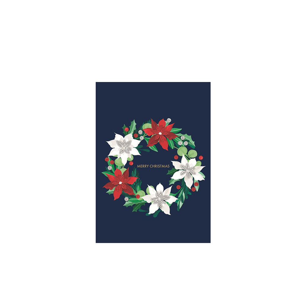 ORIGAMO ΚΑΡΤΑ ΕΥΧΕΤΗΡΙΑ QUILLING ΓΙΡΛΑΝΤΑ 18.5x14cm FILIGRANA