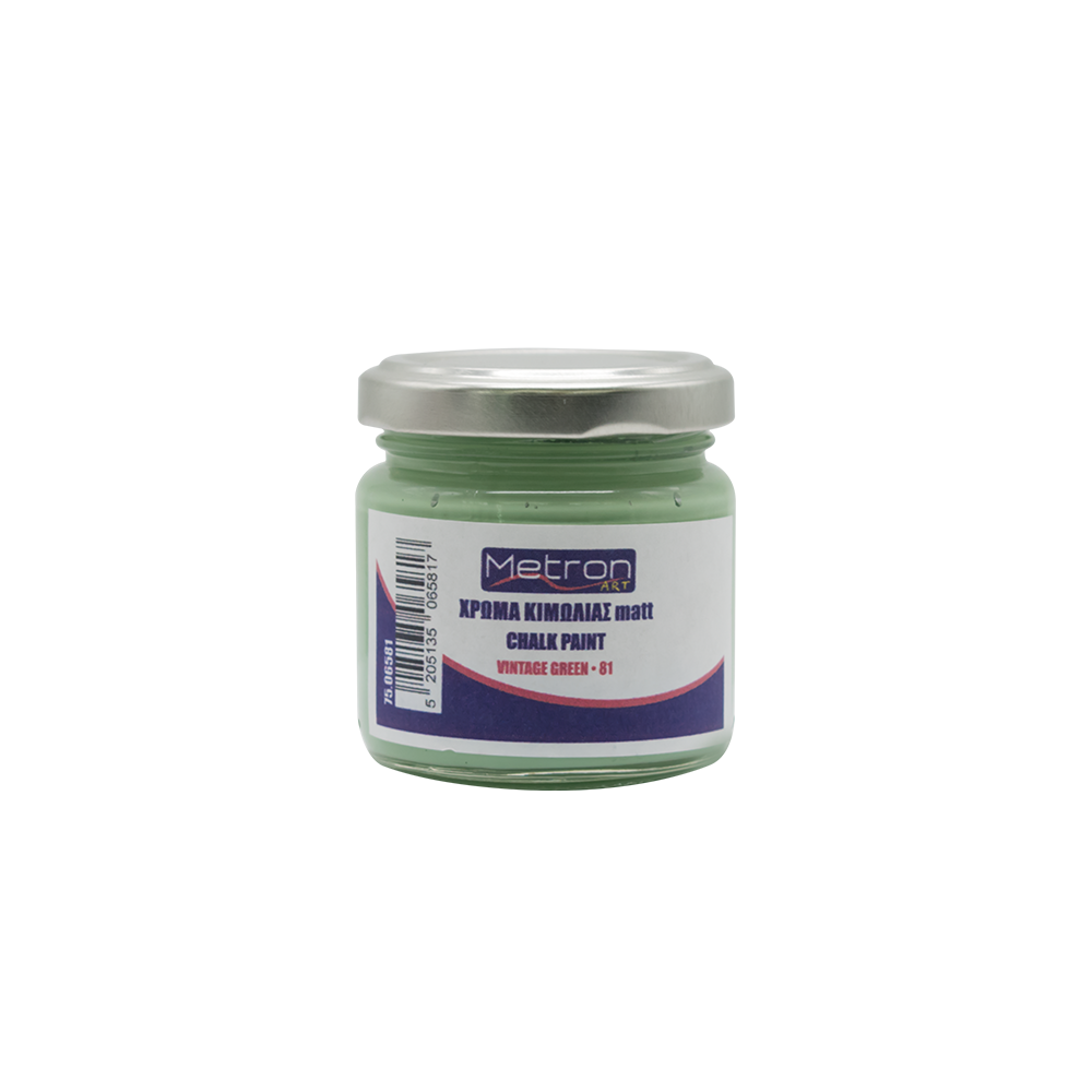METRON ART ΧΡΩΜΑ ΚΙΜΩΛΙΑΣ ΜΑΤ 110ml VINTAGE GREEN