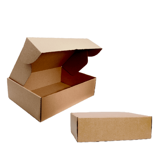 METRON ΚΟΥΤΙ ΔΙΑΝΟΜΗΣ ΧΑΡΤΙΝΟ ΚΡΑΦΤ 39x30x14cm ΚΑΦΕ 50 ΤΕΜΑΧΙΑ