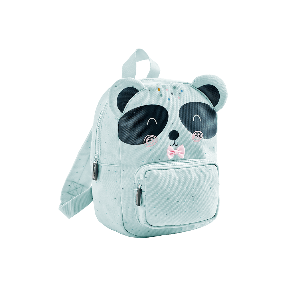 MIQUELRIUS ΤΣΑΝΤΑ ΠΛΑΤΗΣ 27x20x10cm WILD PUPPIES PANDA