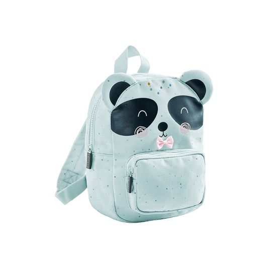 MIQUELRIUS ΤΣΑΝΤΑ ΠΛΑΤΗΣ 27x20x10cm WILD PUPPIES PANDA