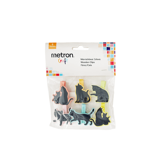 METRON CRAFT ΜΑΝΤΑΛΑΚΙΑ ΞΥΛΙΝΑ BLISTER ΓΑΤΕΣ