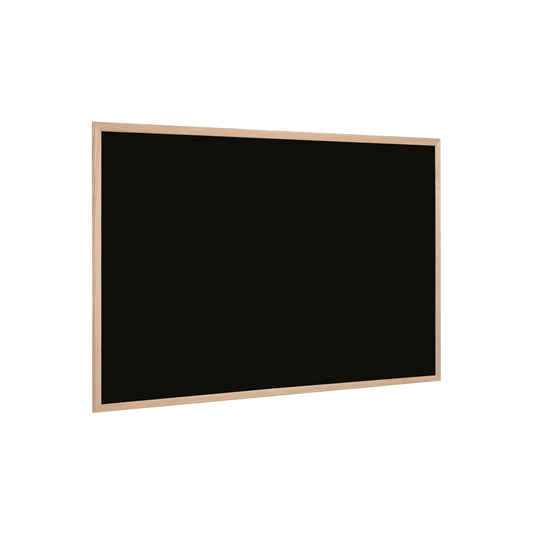 METRON ΠΙΝΑΚΑΣ ΜΑΥΡΟΠΙΝΑΚΑΣ ΠΛΑΙΣΙΟ ΞΥΛΙΝΟ 60x90cm ΜΑΥΡΟΣ