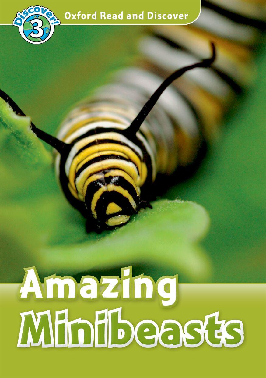 READ & DISCOVER 3 - AMAZING MINIBEASTS ( PLUS CD)