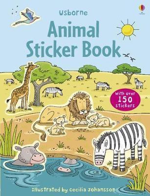 ANIMAL STICKER BOOK WITH STICKERS
