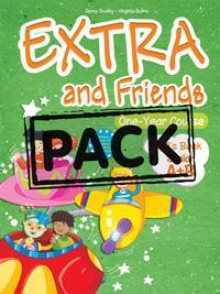 EXTRA & FRIENDS JUNIOR A PLUS B STUDENT'S BOOK ( PLUS ALPHABET PLUS MULTI-ROM PLUS ieBOOK)