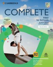 COMPLETE FIRST FOR SCHOOLS STUDENT'S PACK (STUDENT'S BOOK PLUS ONLINE PLUS WORKBOOK PLUS AUDIO) REVISED 2020