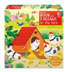 BOOK AND 3 JIGSAWS: ON THE FARM