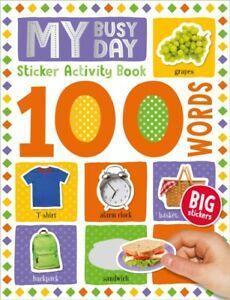 100 WORDS STICKER ACTIVITY - MY BUSY DAY