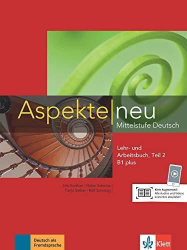 ASPEKTE NEU IN HALBBANDEN B1 PLUS TEIL 2 KURSBUCH & ARBEITSBUCH ( PLUS CD)