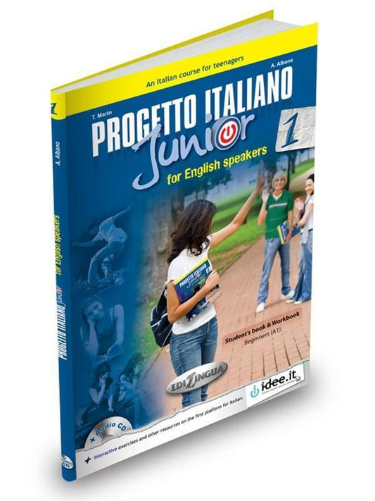 PROGETTO ITALIANO JUNIOR 1 FOR ENGLISH SPEAKERS STUDENTE ED ESERCIZI ( PLUS DVD) (A1)
