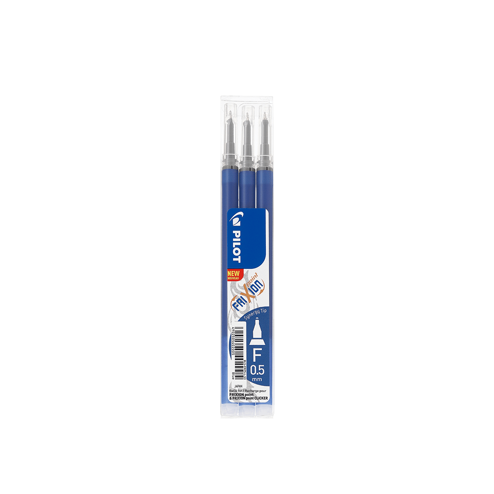 PILOT ΑΝΤΑΛΛΑΚΤΙΚΟ ΜΠΛΕ ΜΕΛΑΝΙ FRIXION POINT 0.5mm FINE 3x12 ΤΕΜΑΧΙΑ