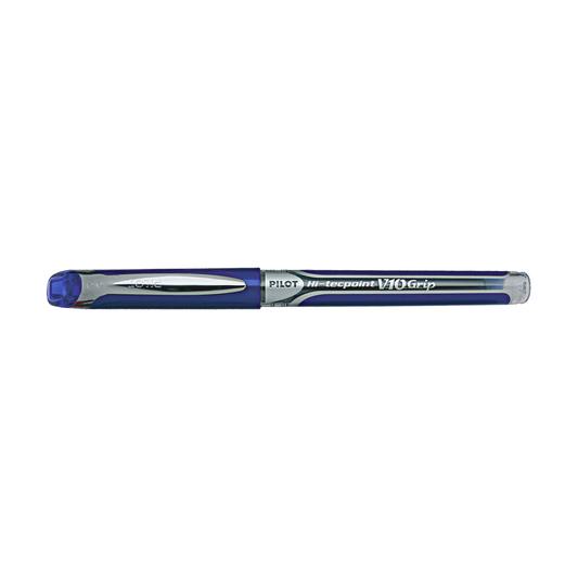 PILOT ΣΤΥΛΟ ΥΓΡΗΣ ΜΕΛΑΝΗΣ HI-TECPOINT V10 GRIP 1.0mm BROAD ΜΠΛΕ 12 ΤΕΜΑΧΙΑ